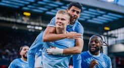 Erling Haaland ayudó en la victoria de los Cytizens en Liga Premier