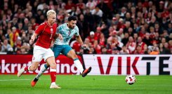 Portugal, sin su legendaria estrella, Cristiano Ronaldo, tras el altercado con el técnico Jorge Jesús, goleó a Dinamarca.