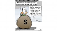 El alcalde de Sincelejo Yahir Acuña