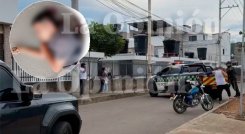 Arturo Herrera quedó tendido sobre la vía luego de ser atacado a disparos.