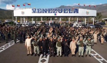 El ejercicio contempló el simular un ataque de ingreso de mercenarios al territorio. / Foto redes