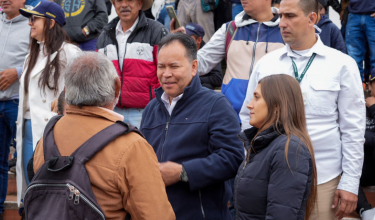 El gobernador William Villamizar visitó Chitagá este fin de semana.