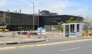 Fachada del aeropuerto Internacional Camilo Daza./Foto Stefany Peñaloza