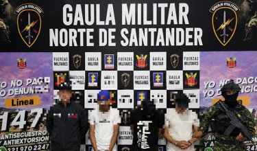 Capturados por secuestro. / Foto: cortesía