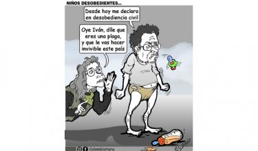 02-07-26 - Caricatura , Niños desobedientes.