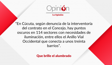 Que brille el alumbrado