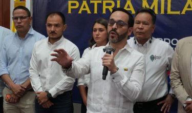 Presidente electo Abelardo de la Espriella en el Empalme Territorial en Cúcuta./Foto Cortesía Juan Pablo Bayona