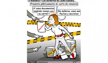 La renuncia y los secretos de Laura Sarabia