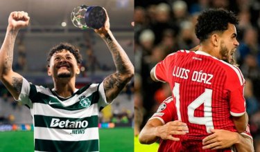 Luis Suarez y Luis Diaz