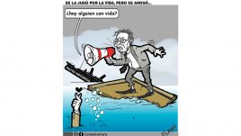 Se la jugó por la vida, pero se ahogó