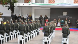 28 auxiliares de Policía juraron bandera y apoyarán labores de prevención en Cúcuta