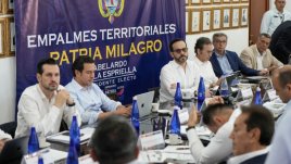 En el primer Empalme Territorial estuvo presente también el general Jorge Eduardo Mora, designado ministro de Defensa/Foto: Cortesía Juan Pablo Bayona