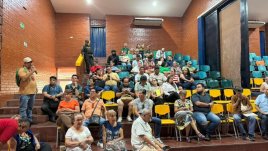 El primer encuentro fue con los líderes de las comunas 1, 2 y 5./Foto Cortesía
