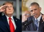Trump y Obama.