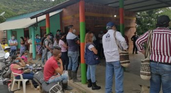 Visita de la Defensoría de Pueblo a la zona. /Defensoría del Pueblo