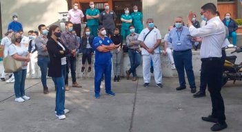 Vuelve a la gerencia del hospital regional Emiro Quintero Cañizares de Ocaña luego de suspenderse la intervención de la Superintendencia Nacional de Salud. / Foto: Cortesía