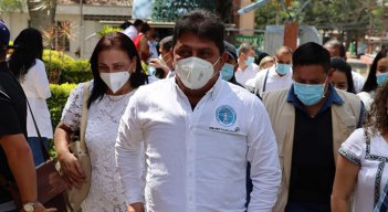 Agente interventor de la Superintendencia Nacional de Salud, Yamil Roberto Blel Cervantes.
