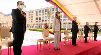 En el acto estuvo el gobernador Silvano Serrano y otras autoridades del departamento. 