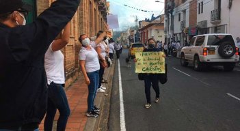 Los docentes esperan que se llegue a un pronto acuerdo para levantar la protesta.