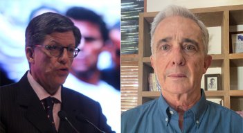 El director de Human Rights Watch, José Miguel Vivanco, y el expresidente Álvaro Uribe Vélez. / Foto: Colprensa