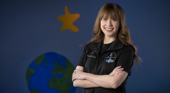Hayley Arceneaux cumplirá su sueño y viajará al espacio. / Foto: AFP