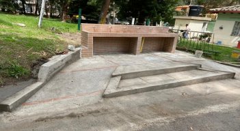 Instalan lavamanos en espacios abiertos de La Escuela Normal. / Foto: La Opinión
