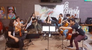 Siete jóvenes, entre 15 y 21 años, hacen parte de la Camerata. / Fotos Cortesía