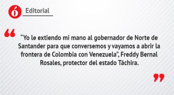 Editorial: Reapertura de los puentes