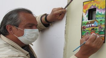 El amor por el arte, es heredado de su madre