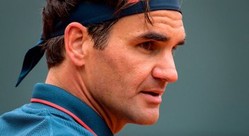 Roger Federar se prepara para el Roland Garros. 