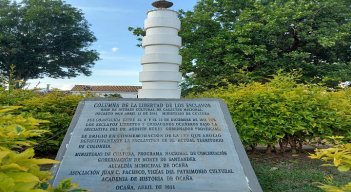 La estructura es una muestra de la abolición de la esclavitud en Colombia, lo que simboliza las ansias de libertad del ser humano. / Archivo / La Opinión