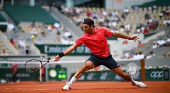 Roger Federer tenista suizo pasó la primera semana en el Roland Garros