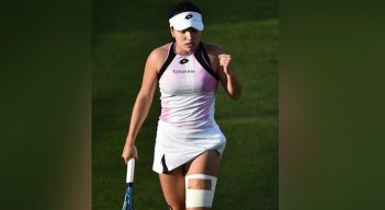 María Camila Osorio cayó en la primera ronda de Nottingham. 
