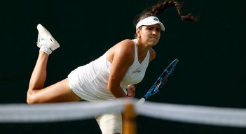 María Camila Osorio ganó la primera ronda de Wimbledon 2021. 