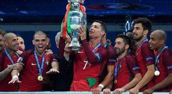 Portugal intentará defender el título conseguido en la Eurocopa de Francia, en 2016.