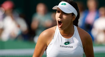 María Camila Osorio alcanzó la tercera ronda de Wimbledon 2021. 