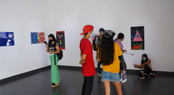 La iniciativa fue propuesta por el grupo de estudiantes en el formato de muralismo / Cortesía