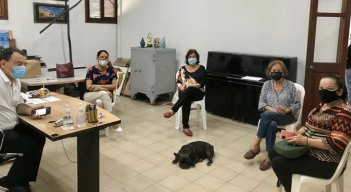 Integrantes de la directiva del Premio La Bagatela y del Círculo de Periodistas y Comunicadores de Norte de Santander. / Foto: Cortesía