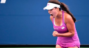 María Camila Osorio Serrano en el US Open. 