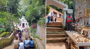  En Ocaña se revive la idea de construir el teleférico hacia el santuario del Agua de la Virgen donde se venera la imagen de la Virgen de las Gracias de la Torcoroma, patrona de los ocañeros. / Foto: Cortesía