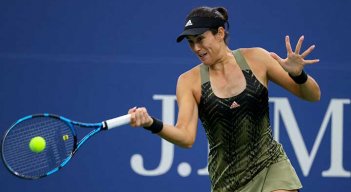 Garbiñe Muguruza, tenista, venezolana-española avanza en el US Open