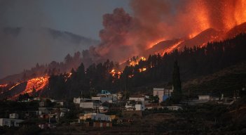 Erupción en Canarias.