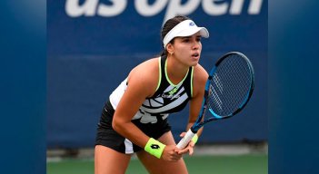 María Camila Osorio Serrano en el Abierto de Estados Unidos 2021. 
