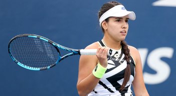 María Camila Osorio Serrano en el US Open 2021. 