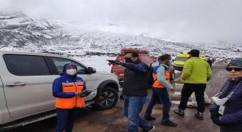 Alud en volcán nevado de Ecuador deja al menos cuatro muertos./Foto: Internet