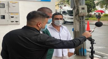 En Ocaña se hacen mediciones con respecto a la contaminación ambiental durante el día sin carros y motos. 