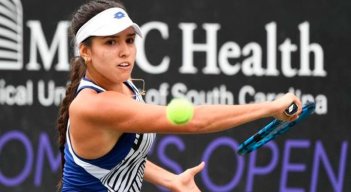 María Camila Osorio en el WTA 250 de Charleston. 