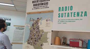 El Área Cultural del Banco de la República, en Cúcuta, tiene abierta desde marzo la exposición ‘Radio Sutatenza, una revolución cultural en el campo colombiano (1947-1994)’. / Foto: La Opinión