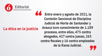 La ética en la justicia