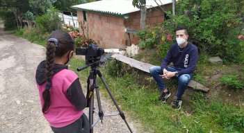 Los niños se prepararon en medios audiovisuales. Foto: Cortesía/La Opinión.